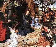 GOES, Hugo van der The Adoration of the Shepherds oil painting